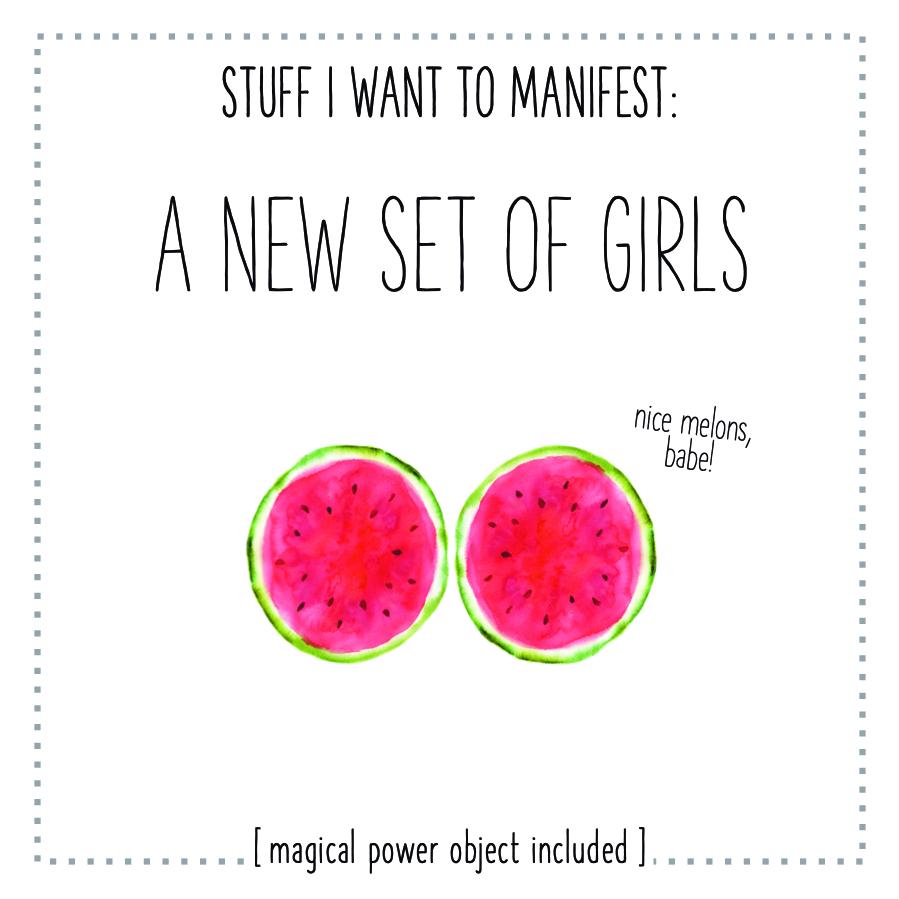 Stuff I Want To Manifest : A New Set of Girls