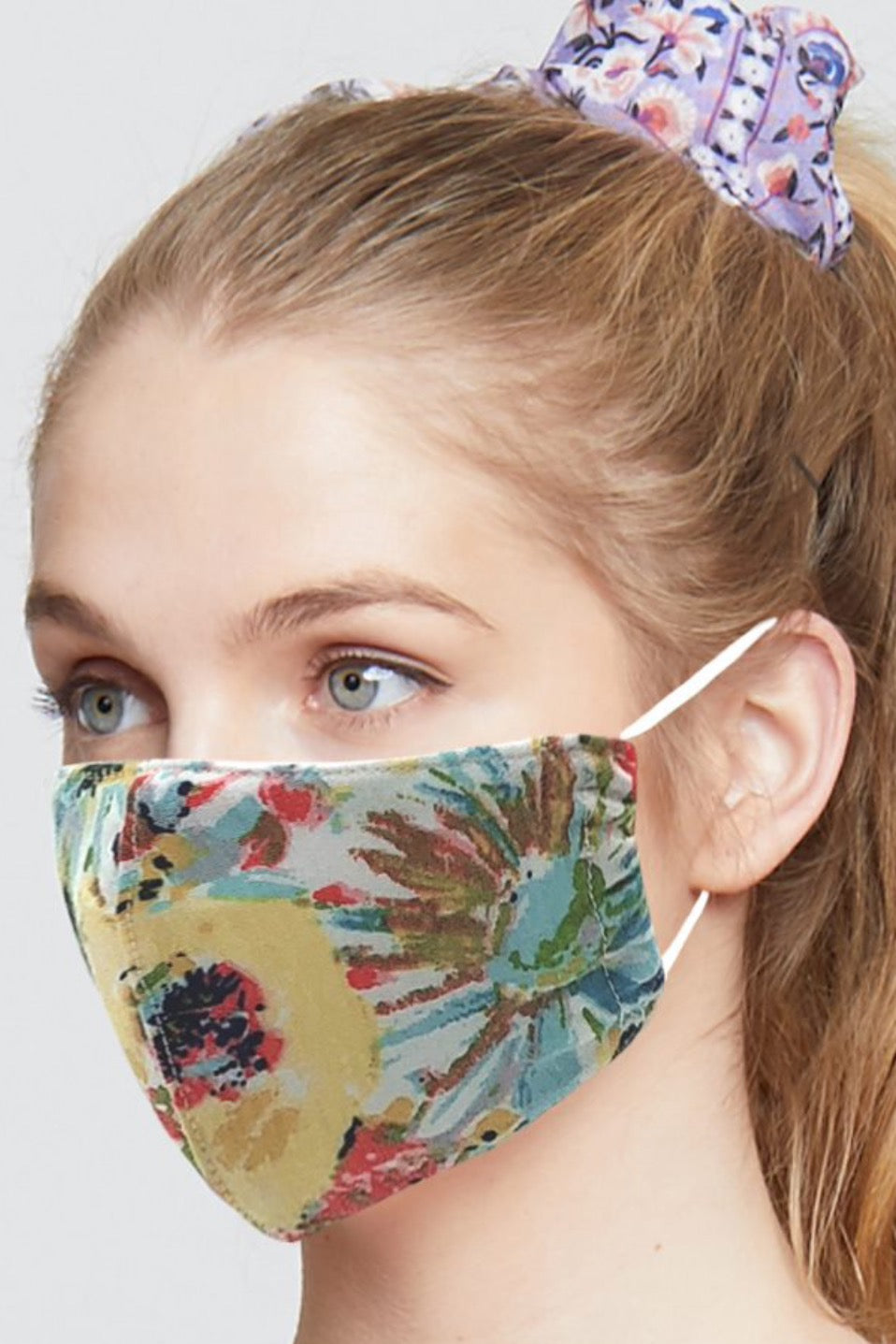 Blumenkunst Stoffmaske