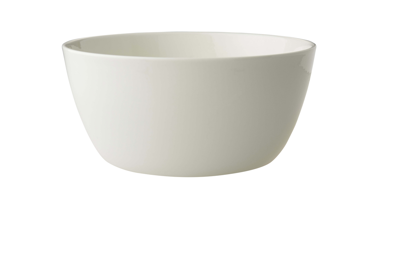 Maastricht Porselein Bowl 058 Lux 21 cm 2 l Offwhite Porcelain
