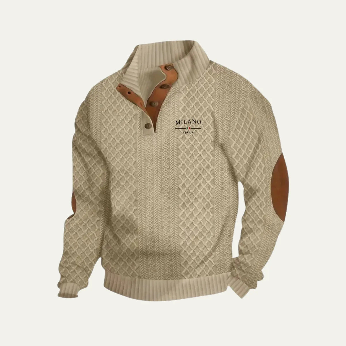 Basische, vielseitige KapuzenjackeFreizeit-Kapuzenstrickjacke