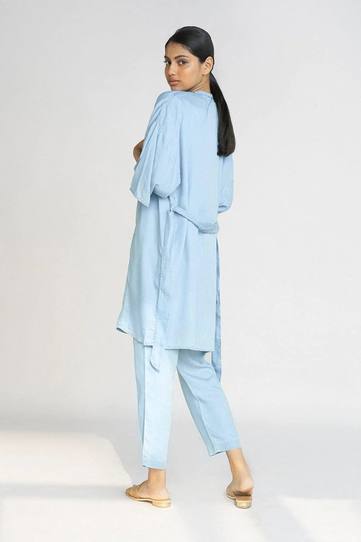 Umfassendes Glücks-Set aus blauem Denim