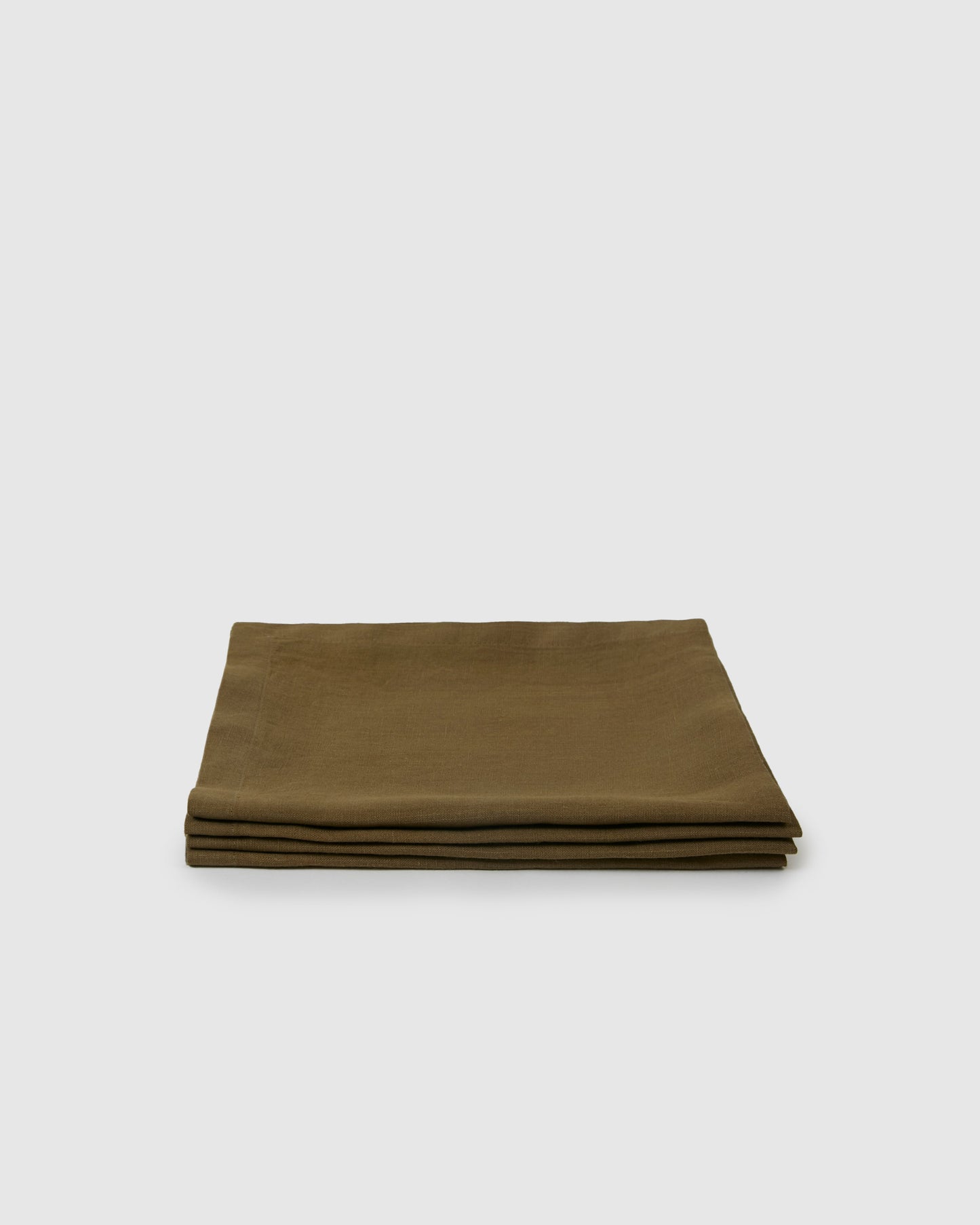 Berkeley Linen Table Napkins (Set of 4) - Moss