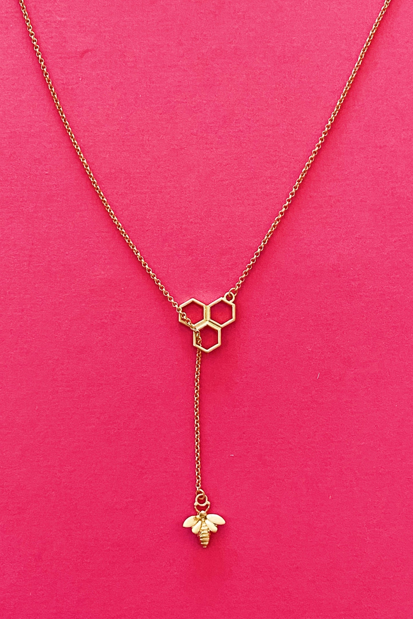 Bee With Me Halskette, Gold
