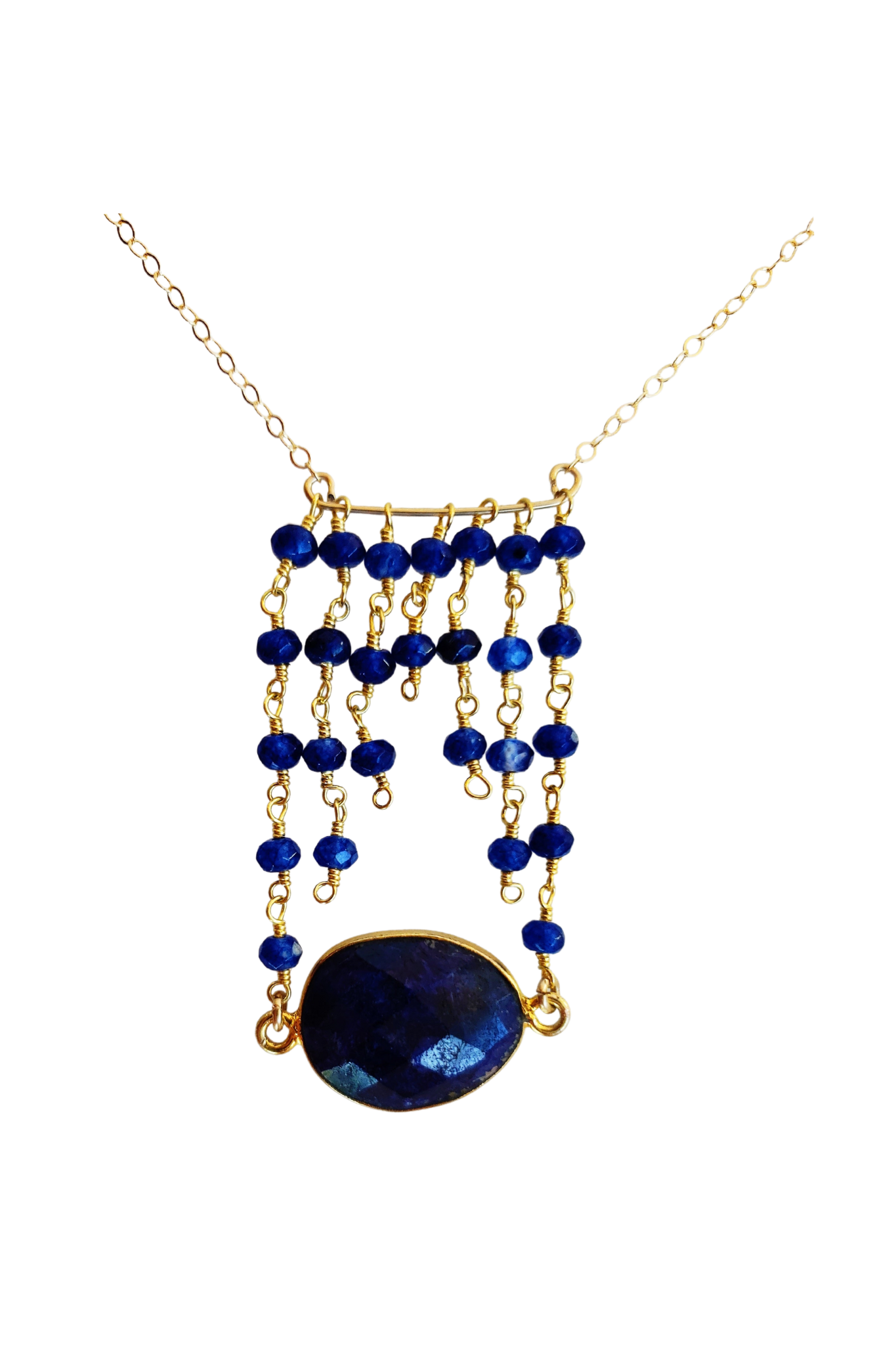 Jessica Goldkette in Saphir