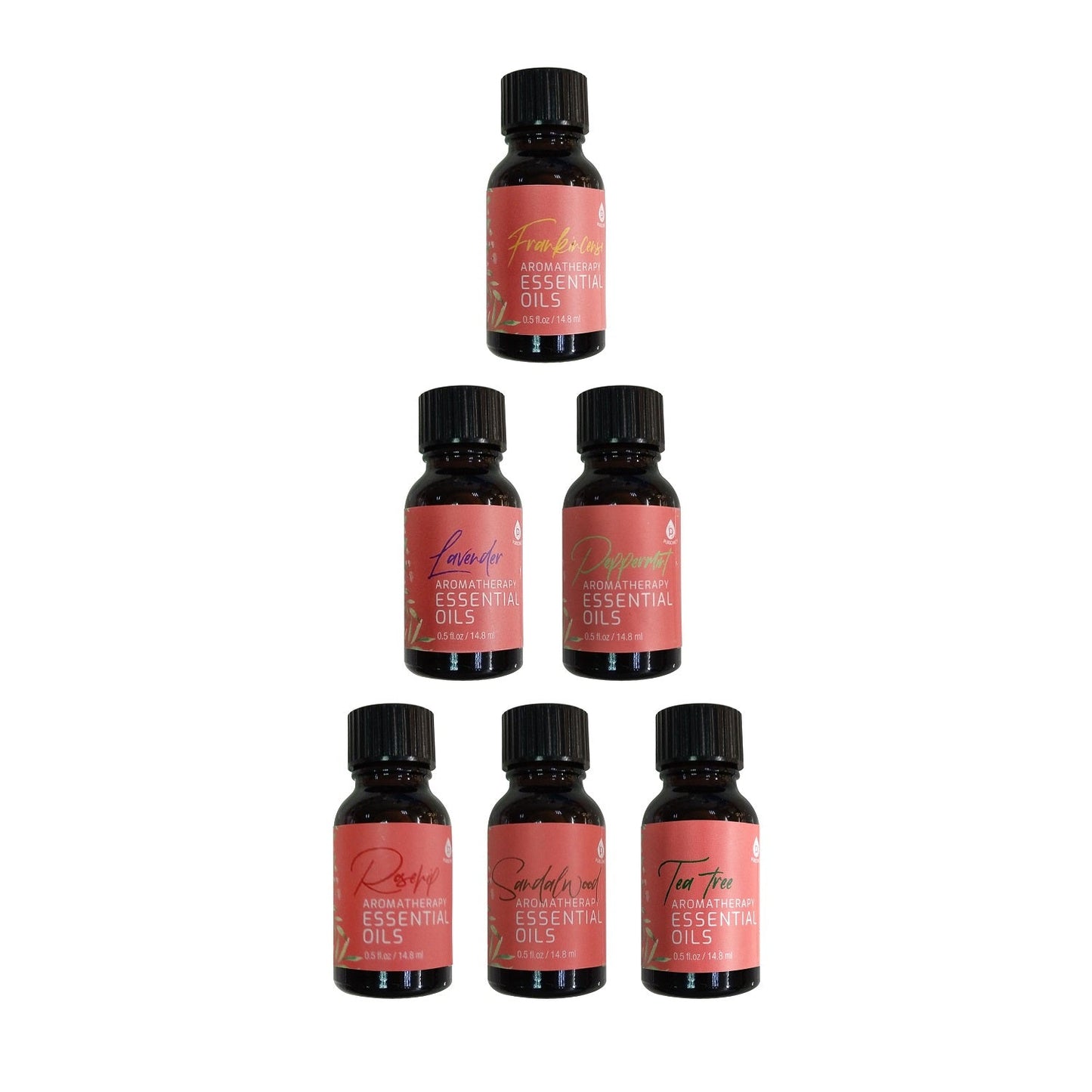 6er-Pack ätherischer Aromatherapie-Öle