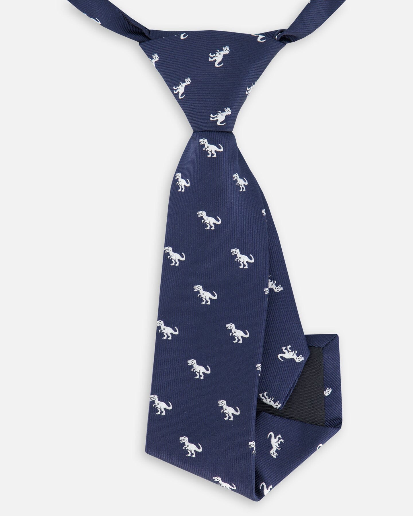 Krawatte Marineblau Und Dino