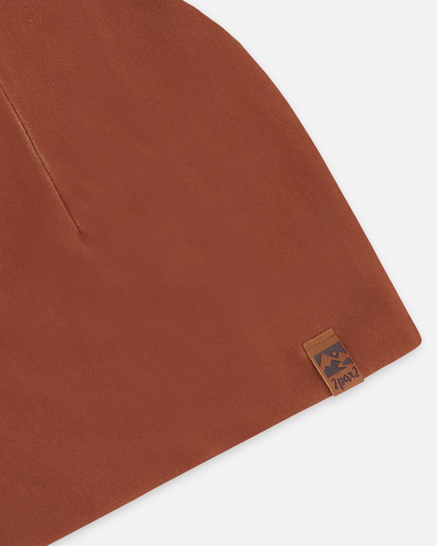 Stretch-Jersey-Beanie Braun