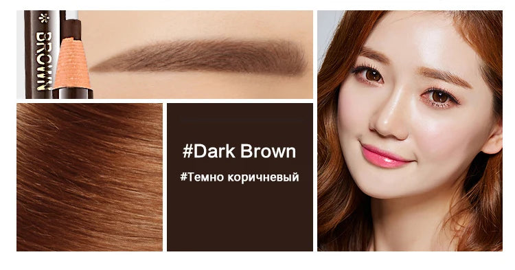 10pcs Eyebrow Pencil Women Makeup Tint Waterproof Hensi Cheap Pencil Black Brown Available Natural Beauty Cosmetics Wholesale