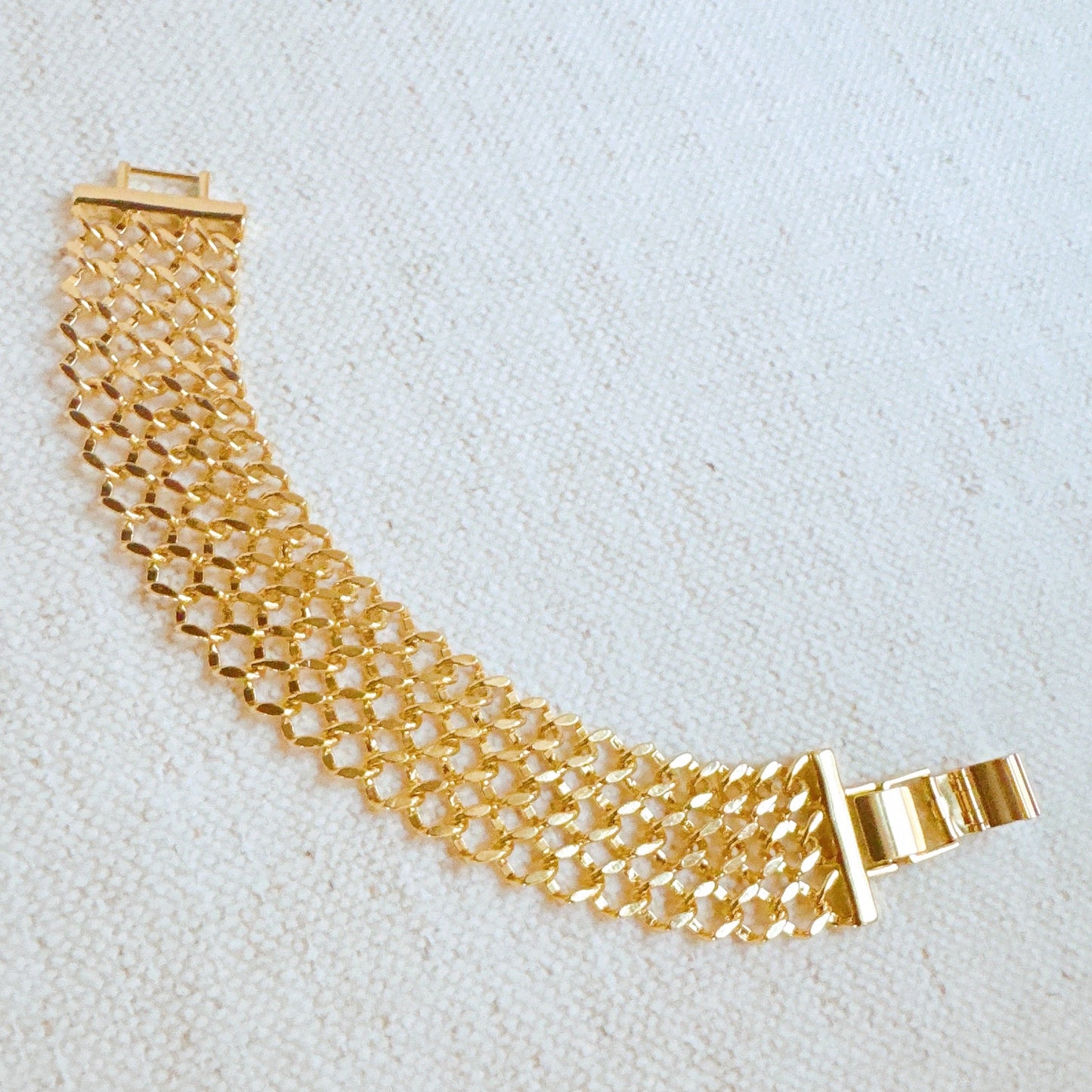 Lux-Gitterkettenarmband