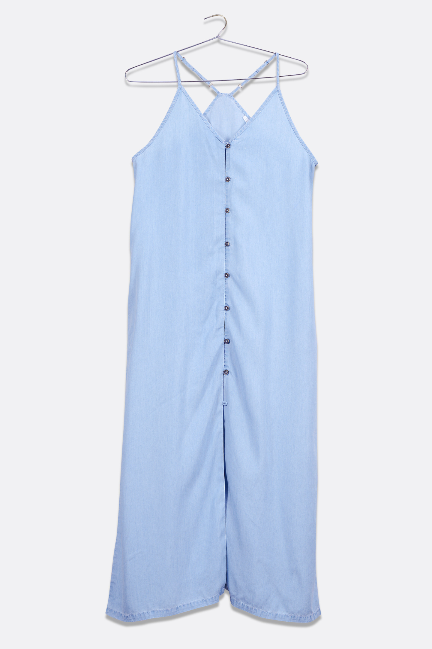 In The Mood For Love Denim Midi Dress