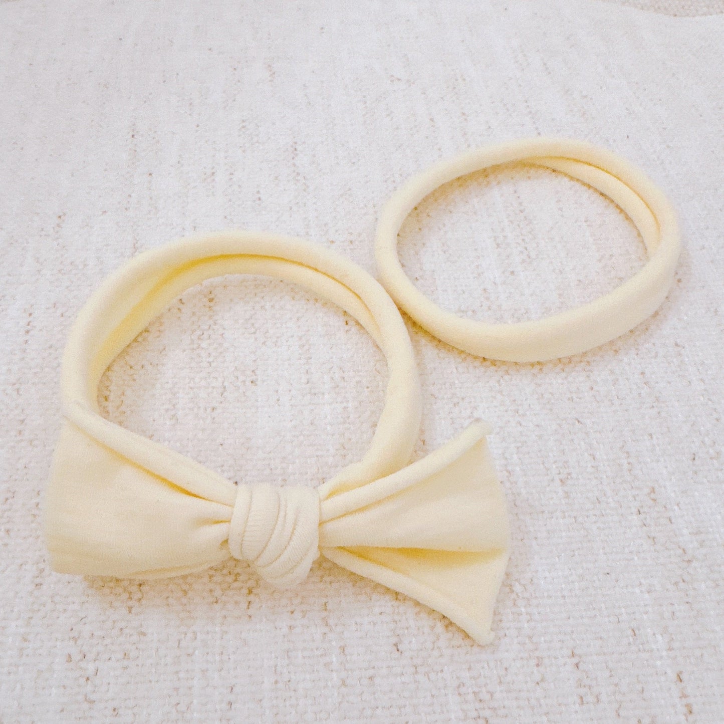 Jersey-Haarband mit Schleife, 2er-Set