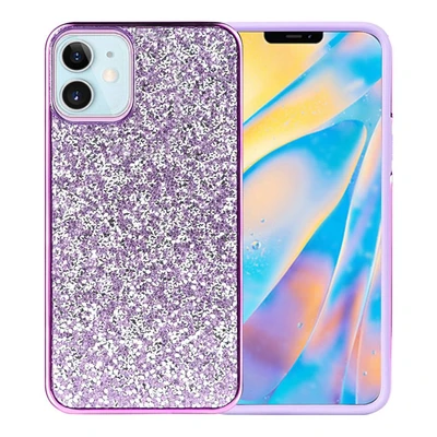 iPhone 12 5.4" verchromte Hybridhülle mit Diamantoptik