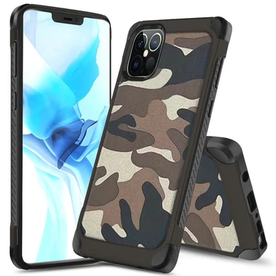 iPhone 12 6.7" Camouflage Design Case