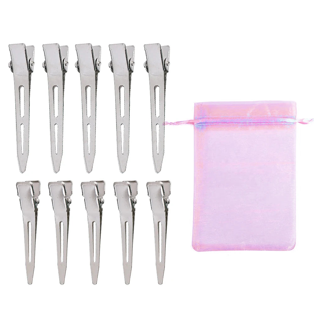 10/20 Pcs Professional Ladies Salon Fixed Hair Pin Curl Hairclip Makeup No Crease Hair Clip Hairdressing Styling Tool with Bag