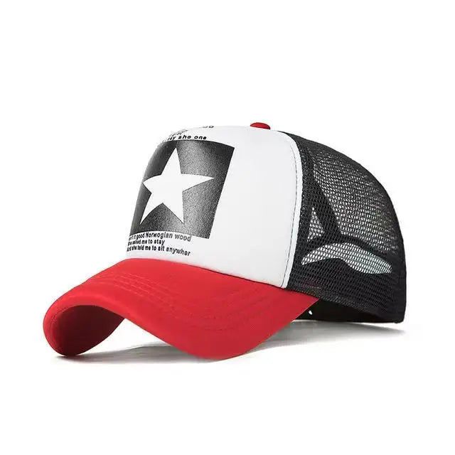 Mode-Baseballcap Damen Baseballmütze Atmungsaktive Herren Damen Sommer-Mesh-Cap Baseballcaps Mützen für Herren