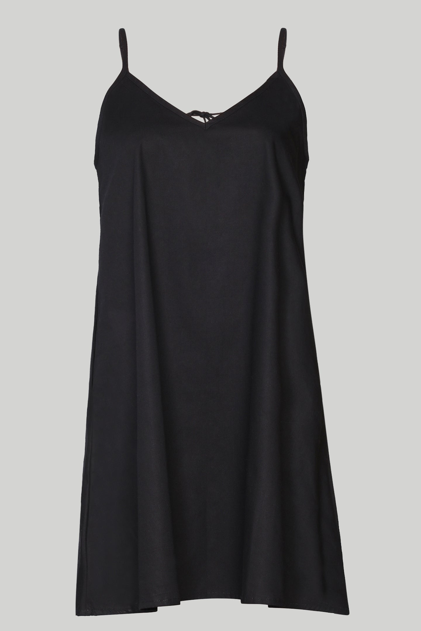 Kurzes Zeltkleid in Schwarz