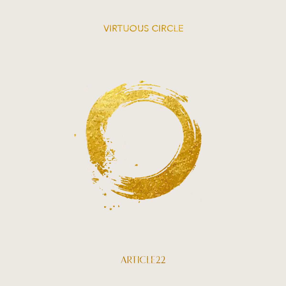 VIRTUOUS CIRCLE EAR CUFF – GOLD- ODER SILBERFARBEN