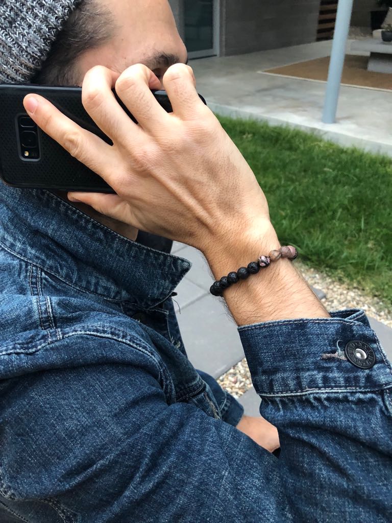 Unblockiertes Energie-Lava-Armband
