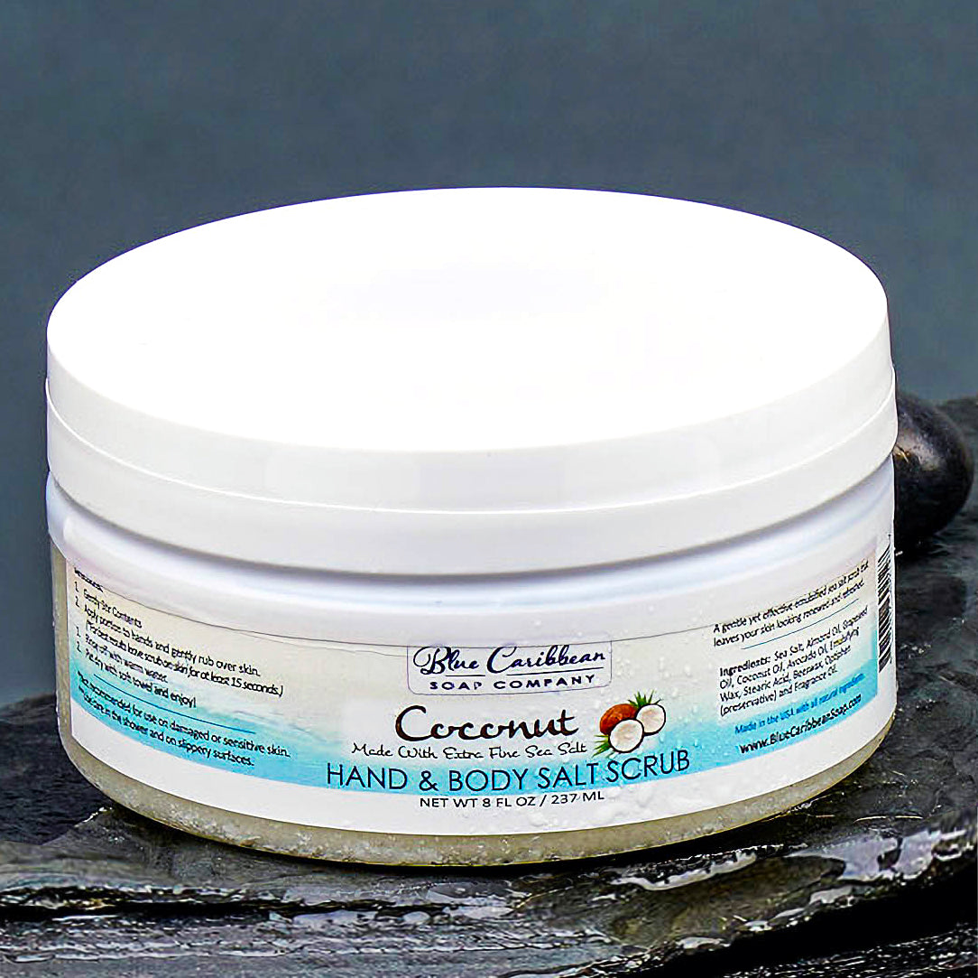 Blauer Karibik-Peeling, 227 g – Kokosnuss