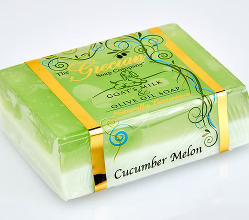 Half Goat's Milk, Half Olive Oil Soap-Cucumber Melon