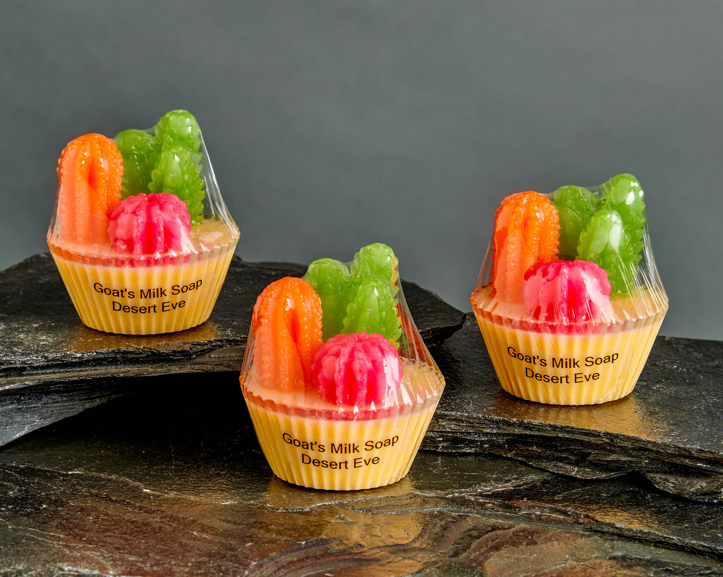 Kaktus-Cupcake – Wüstenabend