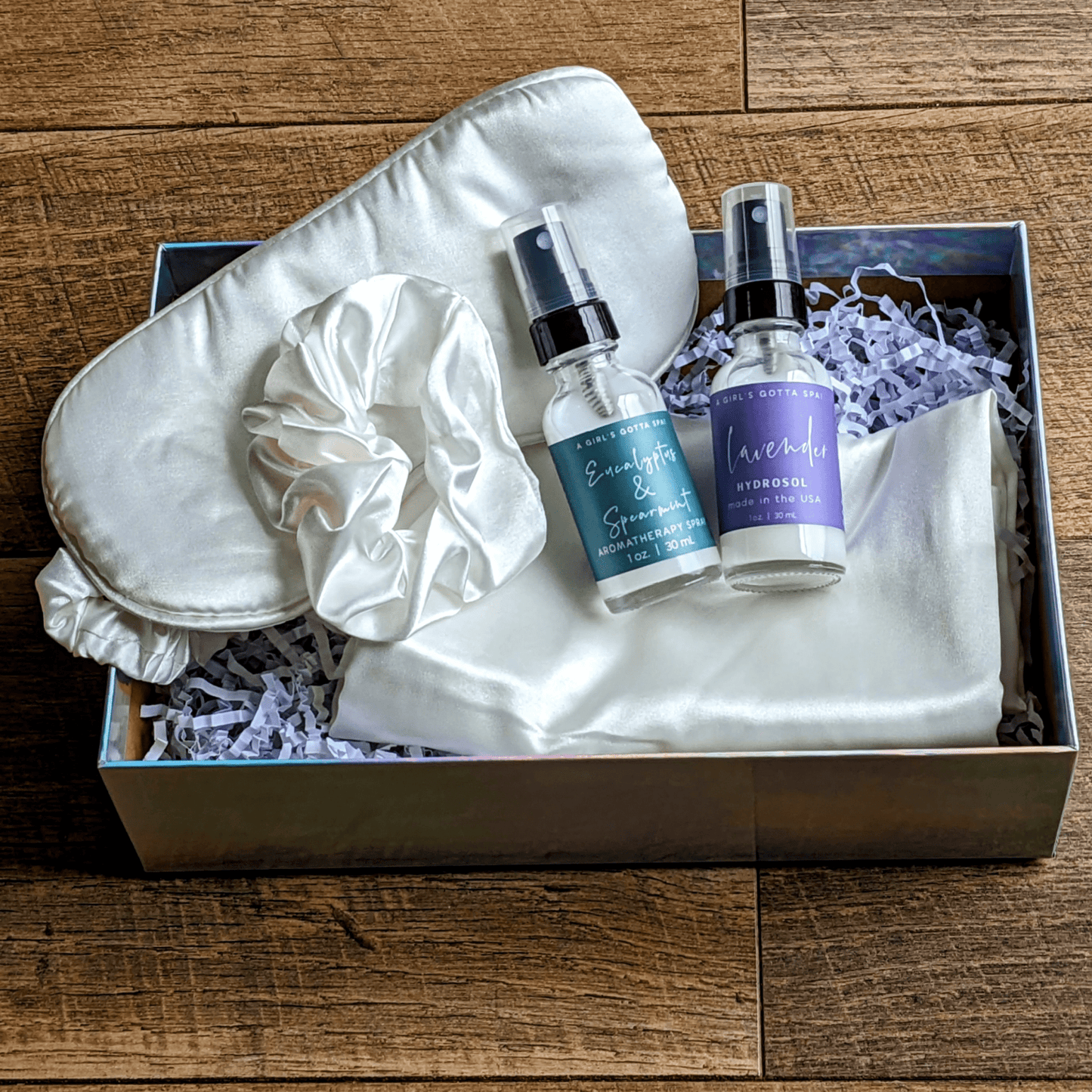 Beruhigende Nächte Schlafseiden-Geschenkset