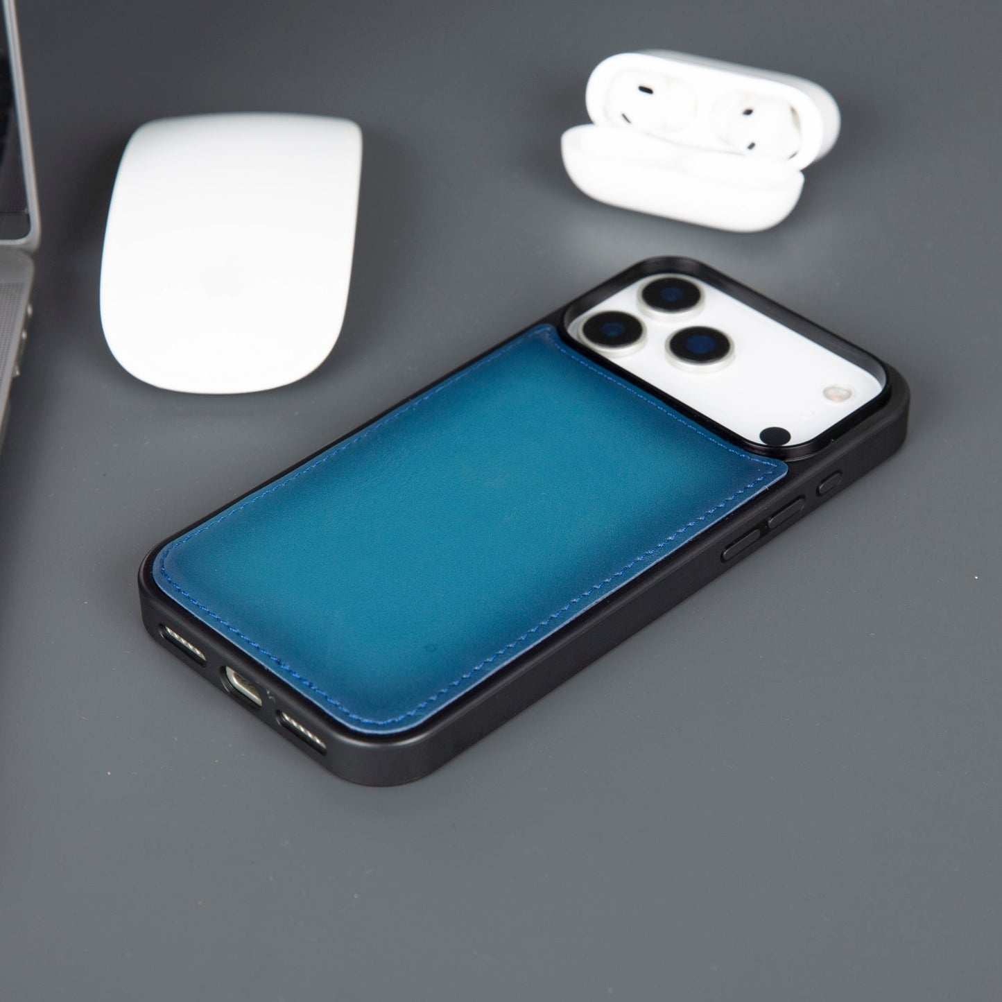 Casper iPhone 17 Pro Max Leder Wallet Case – MagSafe Kompatibel