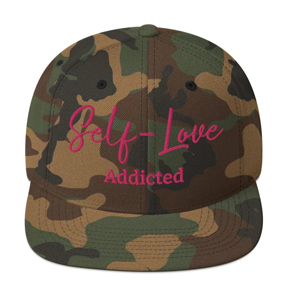 Self Love Addicted Snapback Cap mit Stickerei