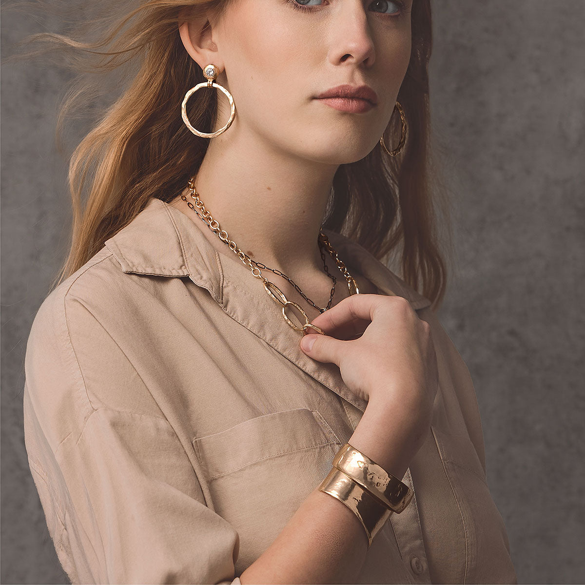 Aura Bronze Ohrringe