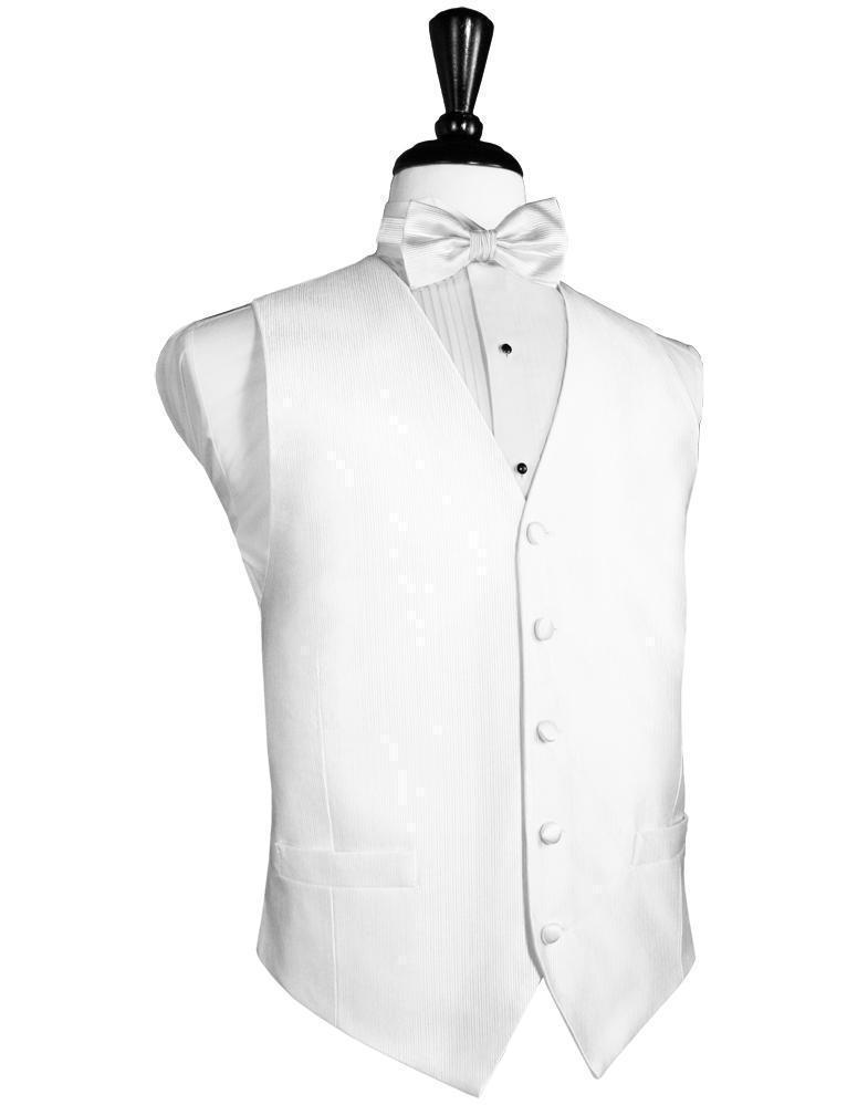 Faille Silk Tuxedo Vest