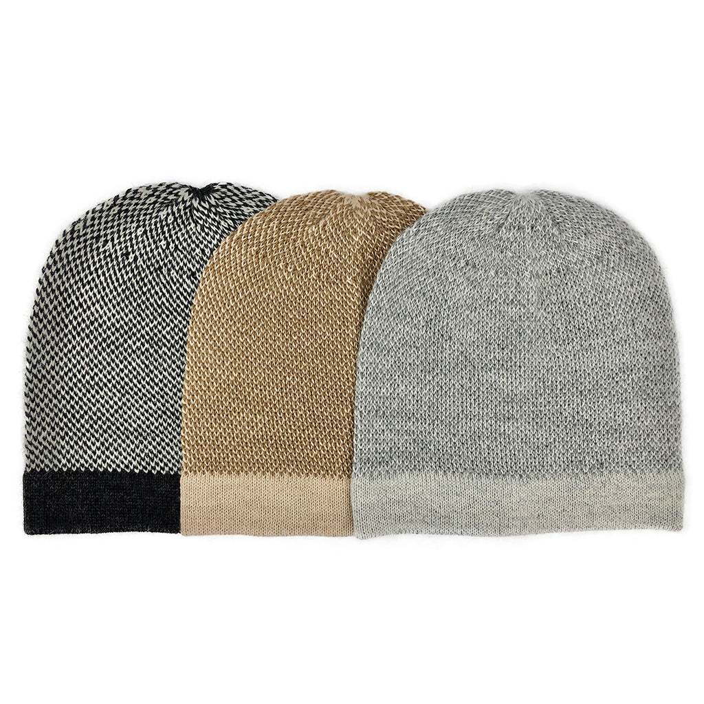 Mitternacht Interwoven Alpaca Beanie