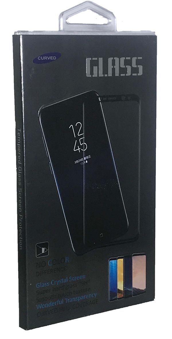 Galaxy Note 9 Panzerglas 3D Klarer Rahmen Schwarz