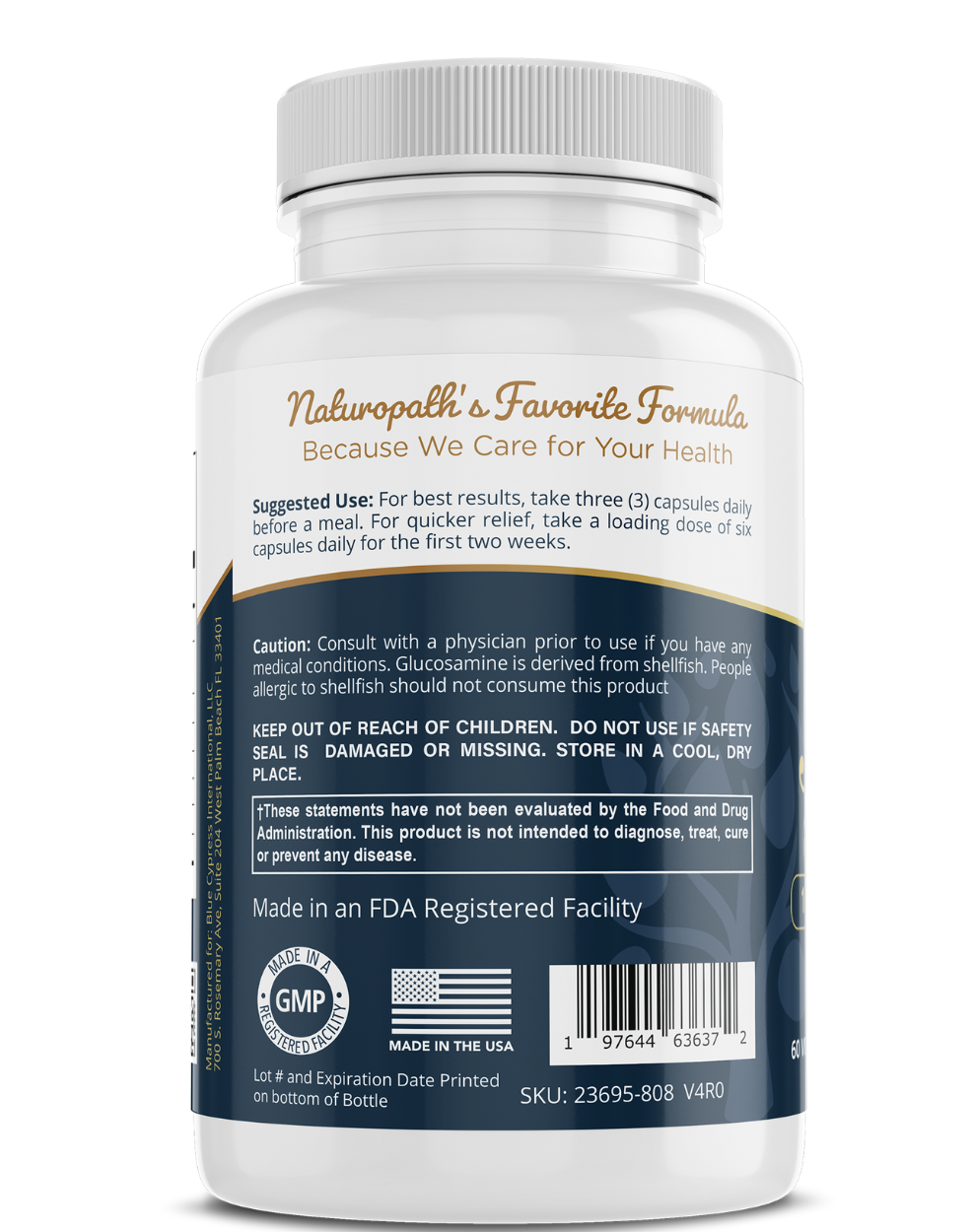 Gelenkunterstützung – Glucosamin-Sulfat Master Formula