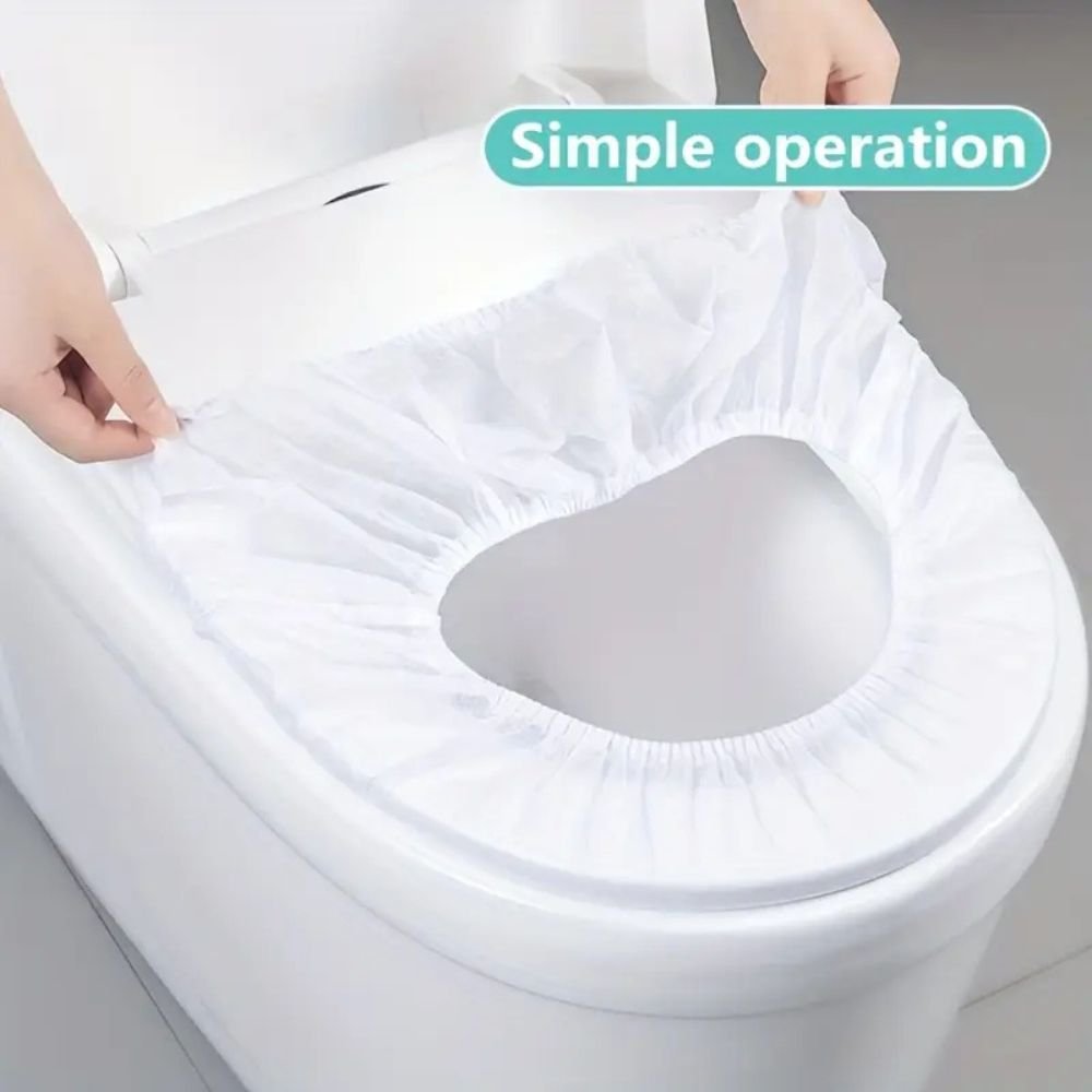 10pcs Portable Disposable Toilet Seat Cover