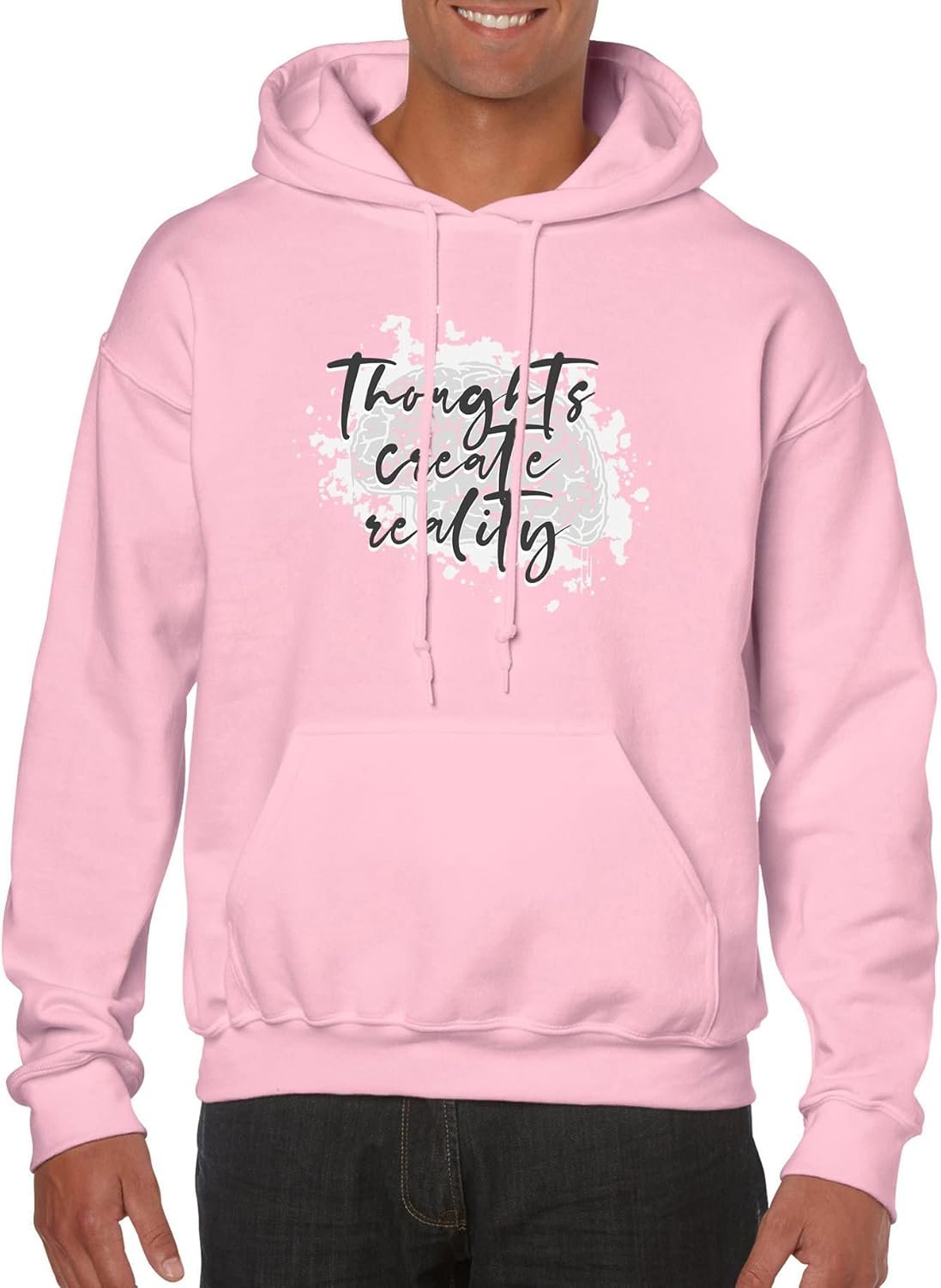 Thoughts Create Reality Herren-Kapuzenpullover