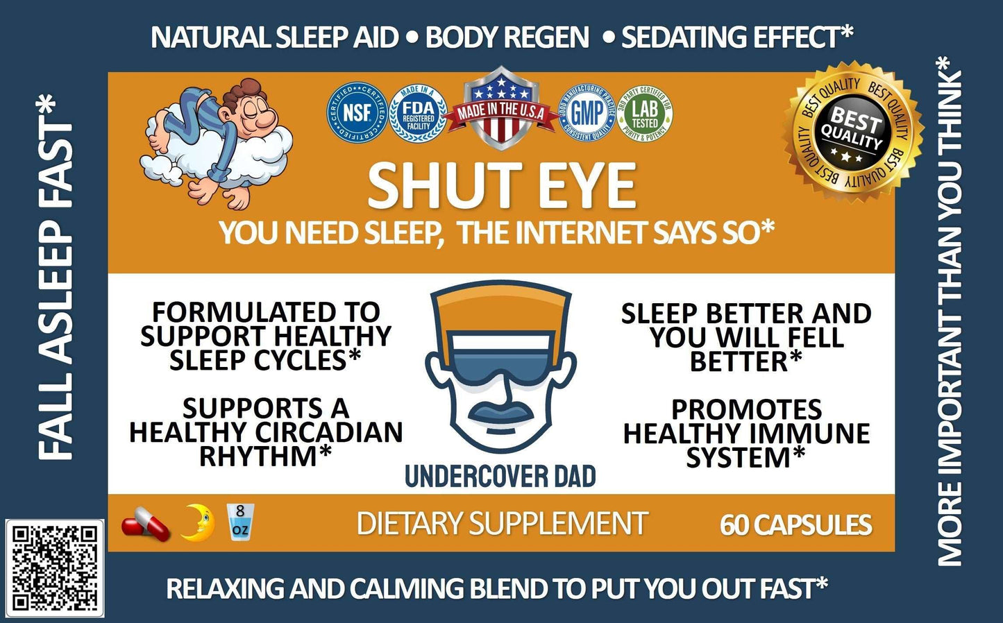 SHUT EYE – Sichere und wirksame Schlafmittel-Formel