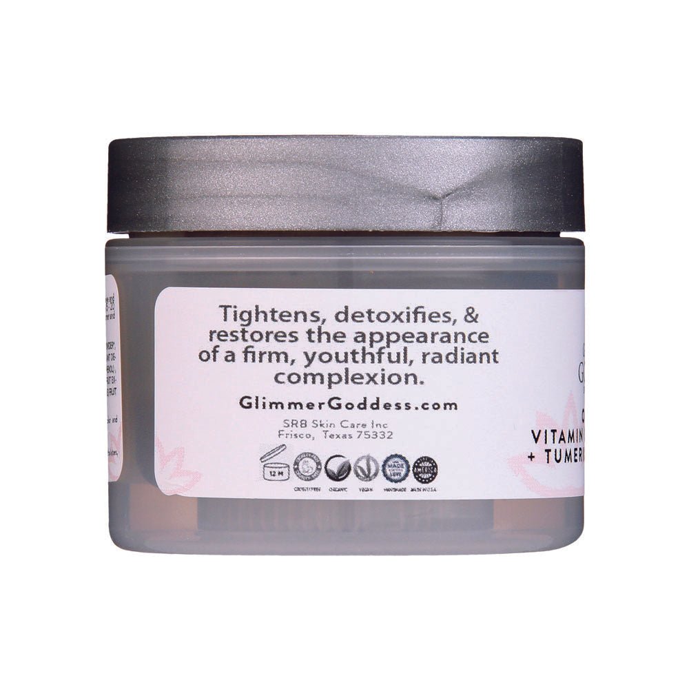Organic Vitamin C & E Brightening Face Mask with Camu Camu & Turmeric