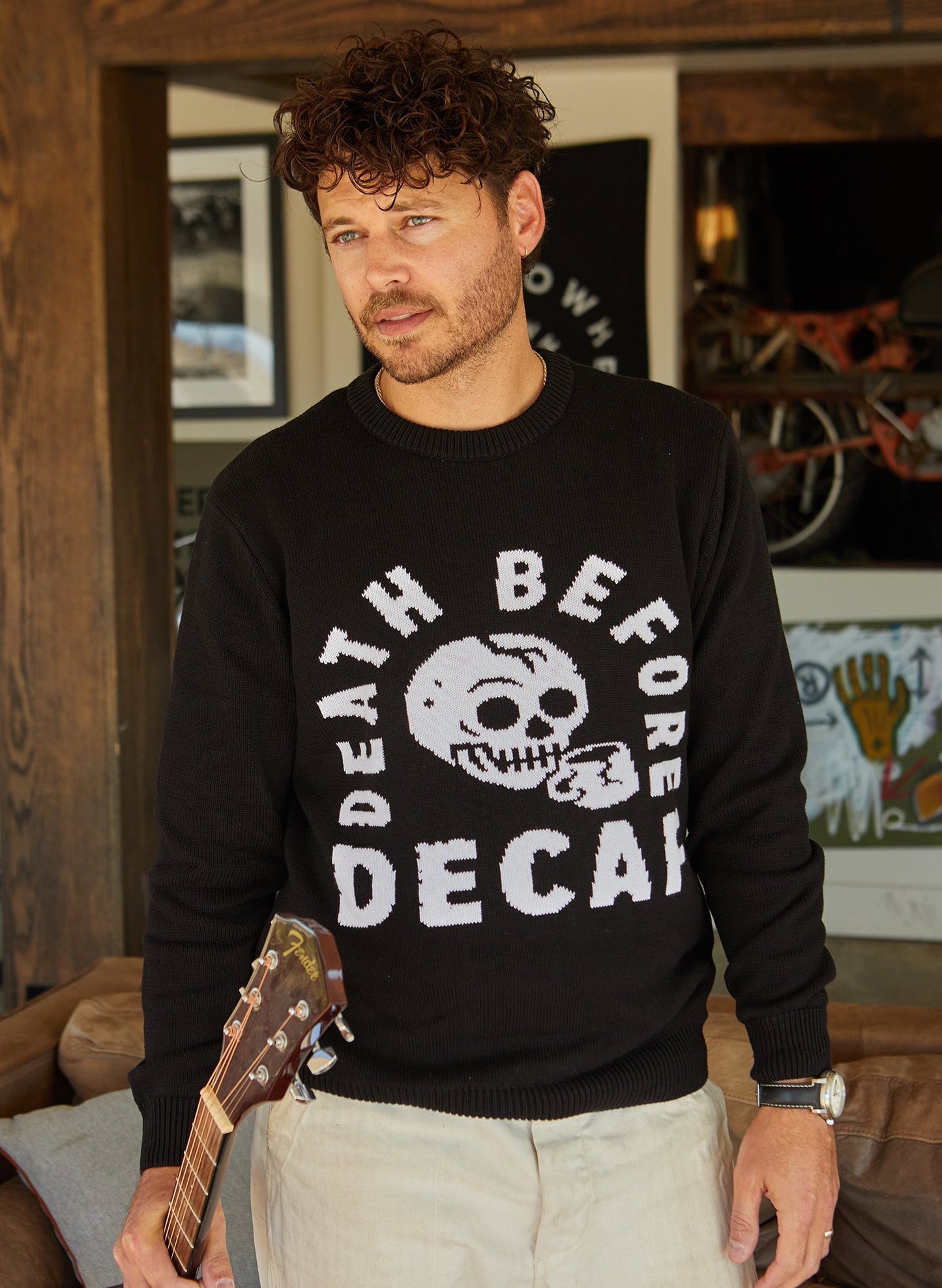 Pullover „Lieber tot als koffeinfrei“