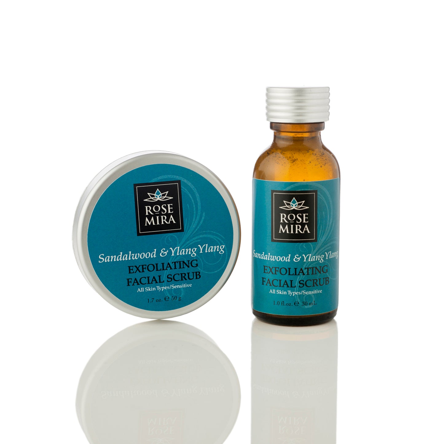 Peeling-Gesichtswäsche Sandelholz & Ylang Ylang