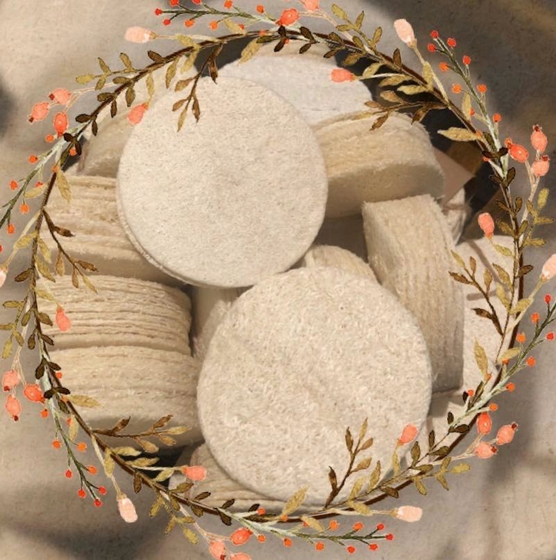 Natürliche Luffa-Pads 5 St.