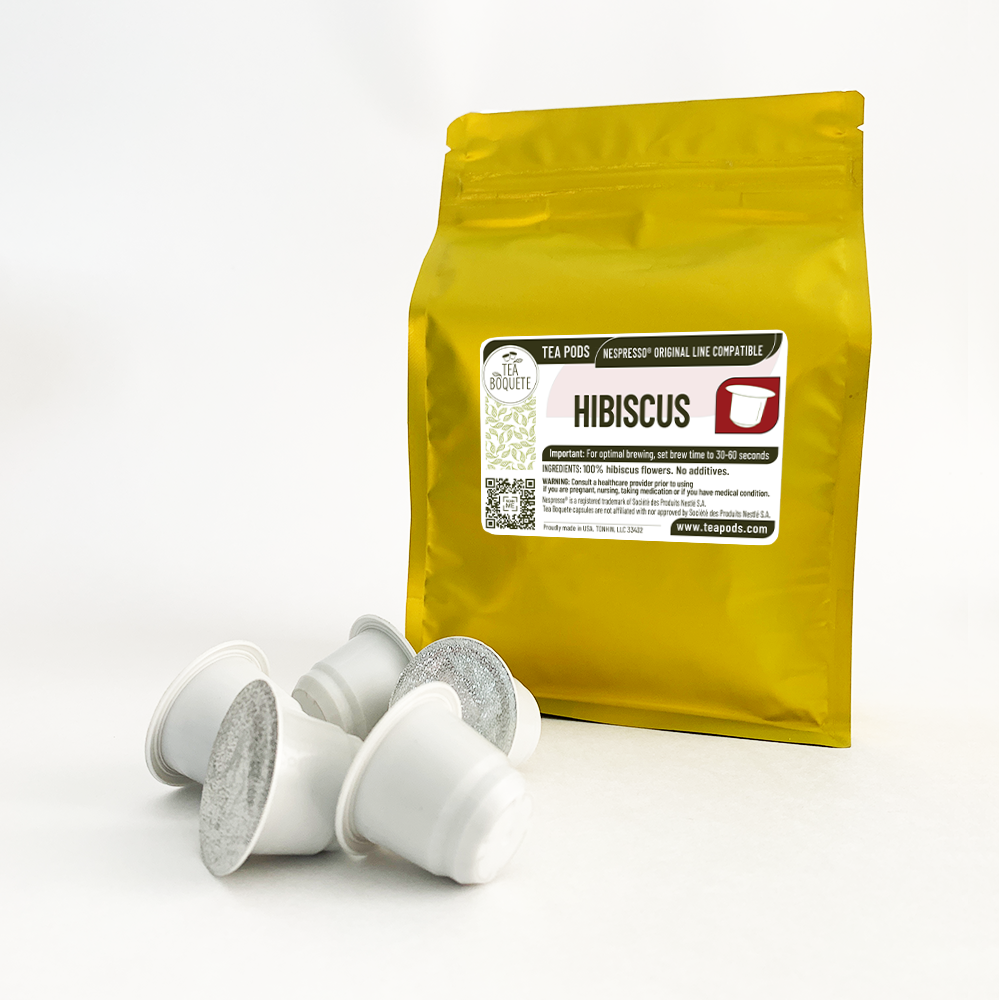 Hibiskus-Teekapseln für Nespresso OriginalLine-Maschinen