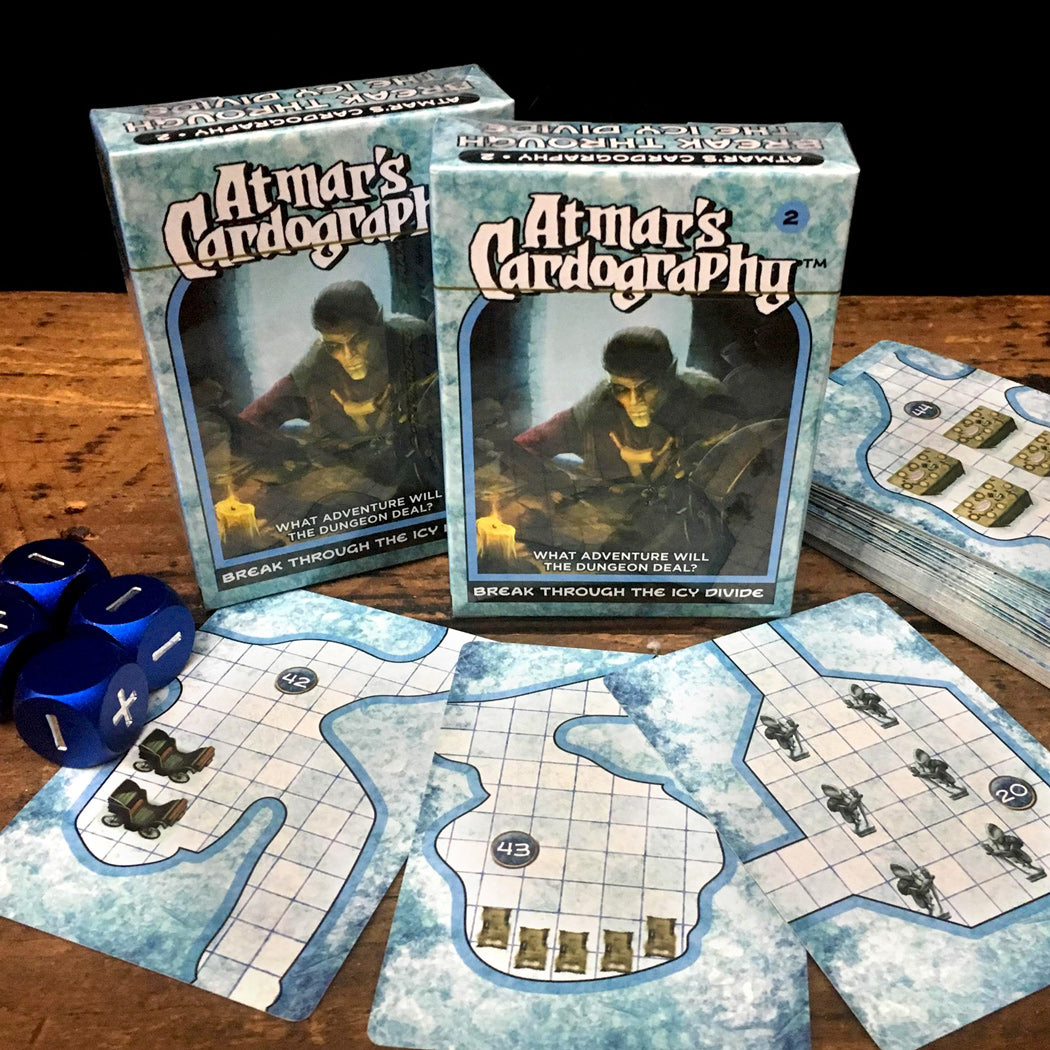 Die kartografische Deck "Durchbruch durch die eisige Kluft"