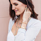 Victoria Ojai Earring in Chalcedony in Gold