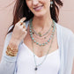 Victoria Ojai Earring in Chalcedony in Gold