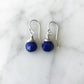 Jill Short Drop Earrings in Sapphire