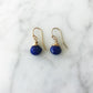 Jill Short Drop Earrings in Sapphire