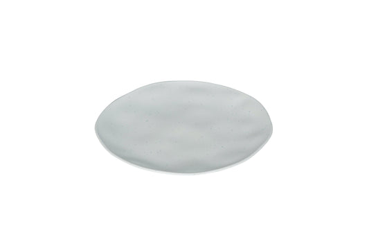 [ Set of 24 ] Koska White medium plate 27 cm | 10.6 Inch