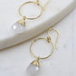 Yuliya Earrings in Moonstone