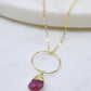 Yuliya Necklace in Ruby
