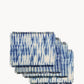 Tie Dye Cotton Placemat - Indigo Blue (Set of 4)